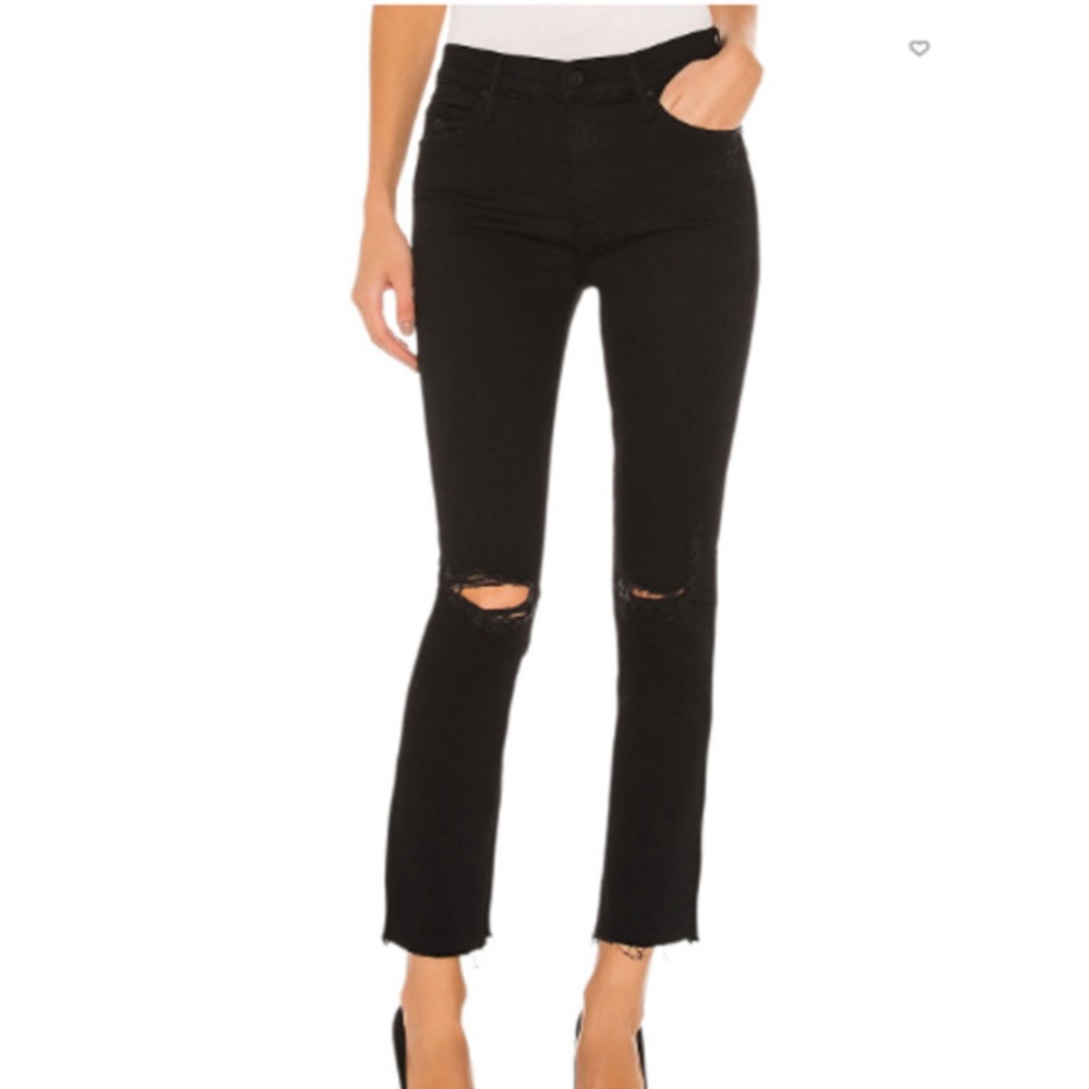 Mother denim, the rascal ankle fray 25